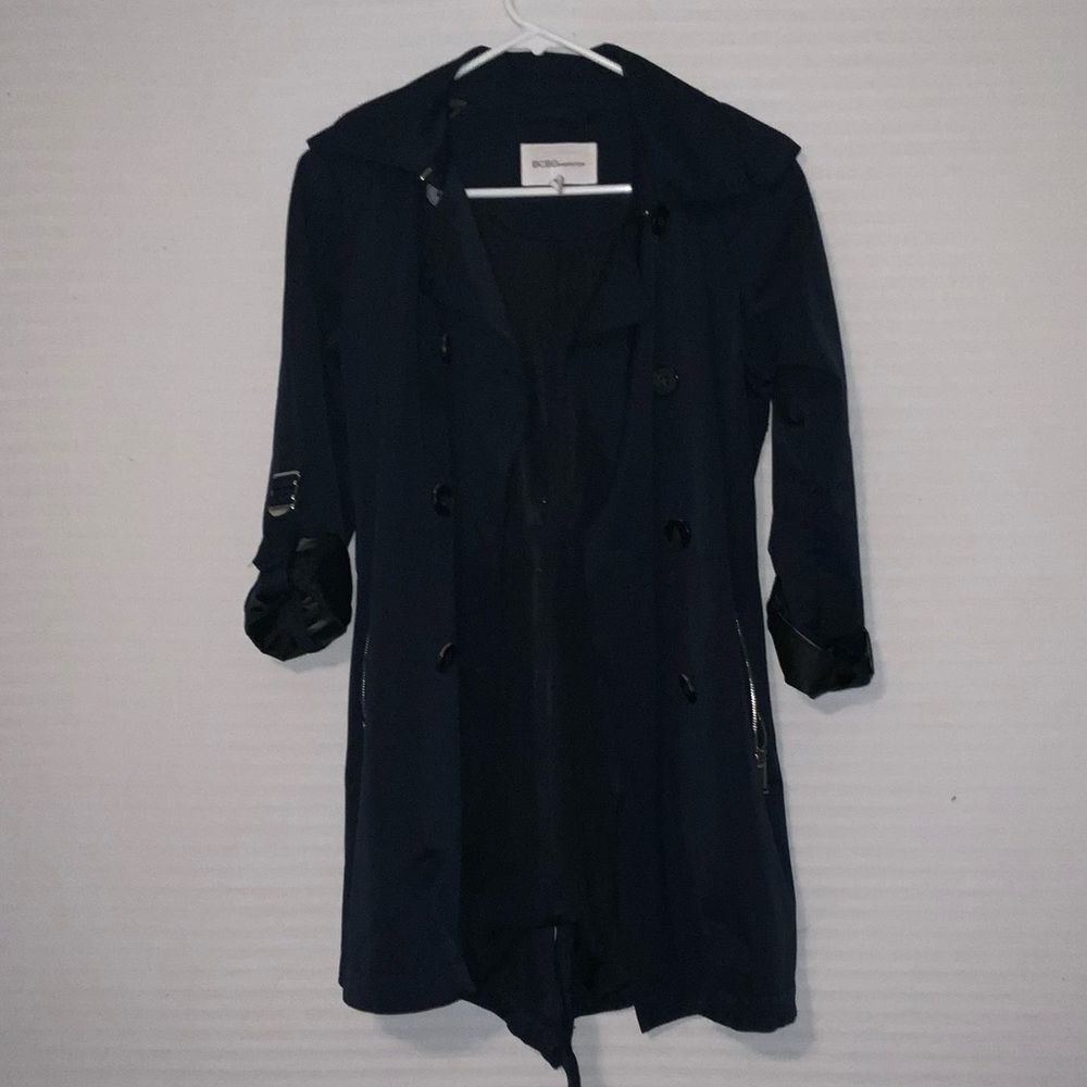 BCBG Black Raincoat